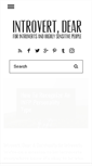 Mobile Screenshot of introvertdear.com